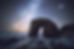 Destination NSW Bermagui Horsehead Rock at night