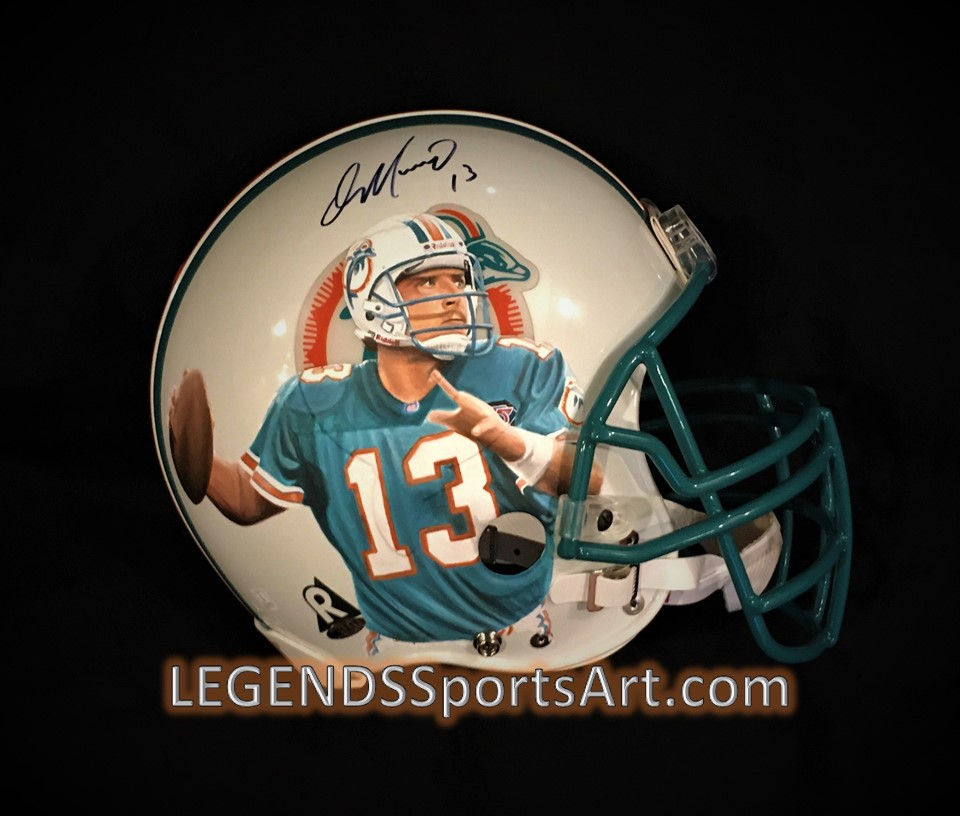 LEGENDS SportsArt Dan Marino Helmet 11.27.21