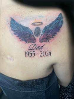 memorial tattoo for Dad