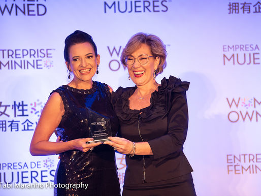 CEO da MCM Brand Group, recebe o prêmio ‘Women’s Business Enterprise’ da Ong Weconnect International