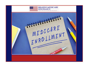BRADEN MEDICARE INSURANCE' POSTER ABOUT "How To Enroll In Medicare".