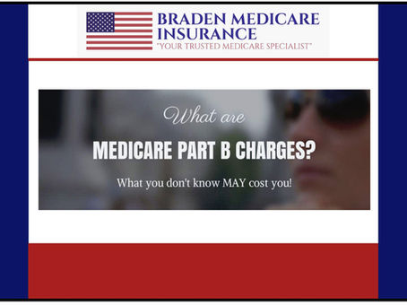 Braden Medicare Poster "What Are Medicare Part B Excess Charges"