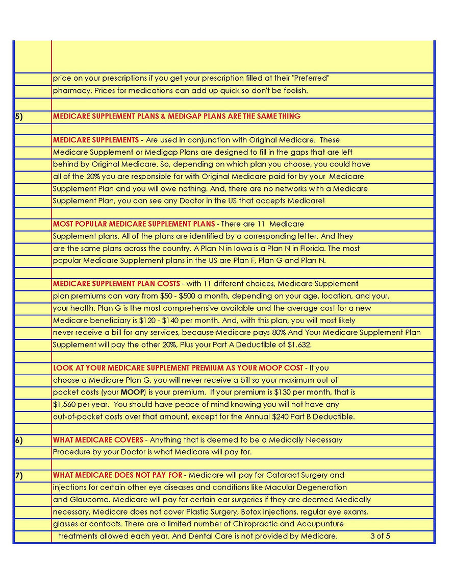 Braden Medicare Insurance' Article "Making Sense Out Of Medicare"