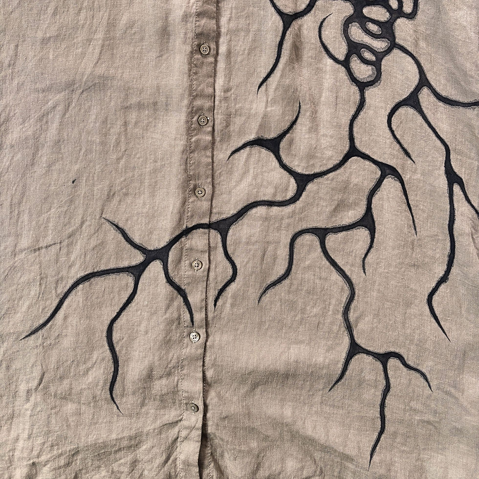 Miniatura: Painted Oversized Dress