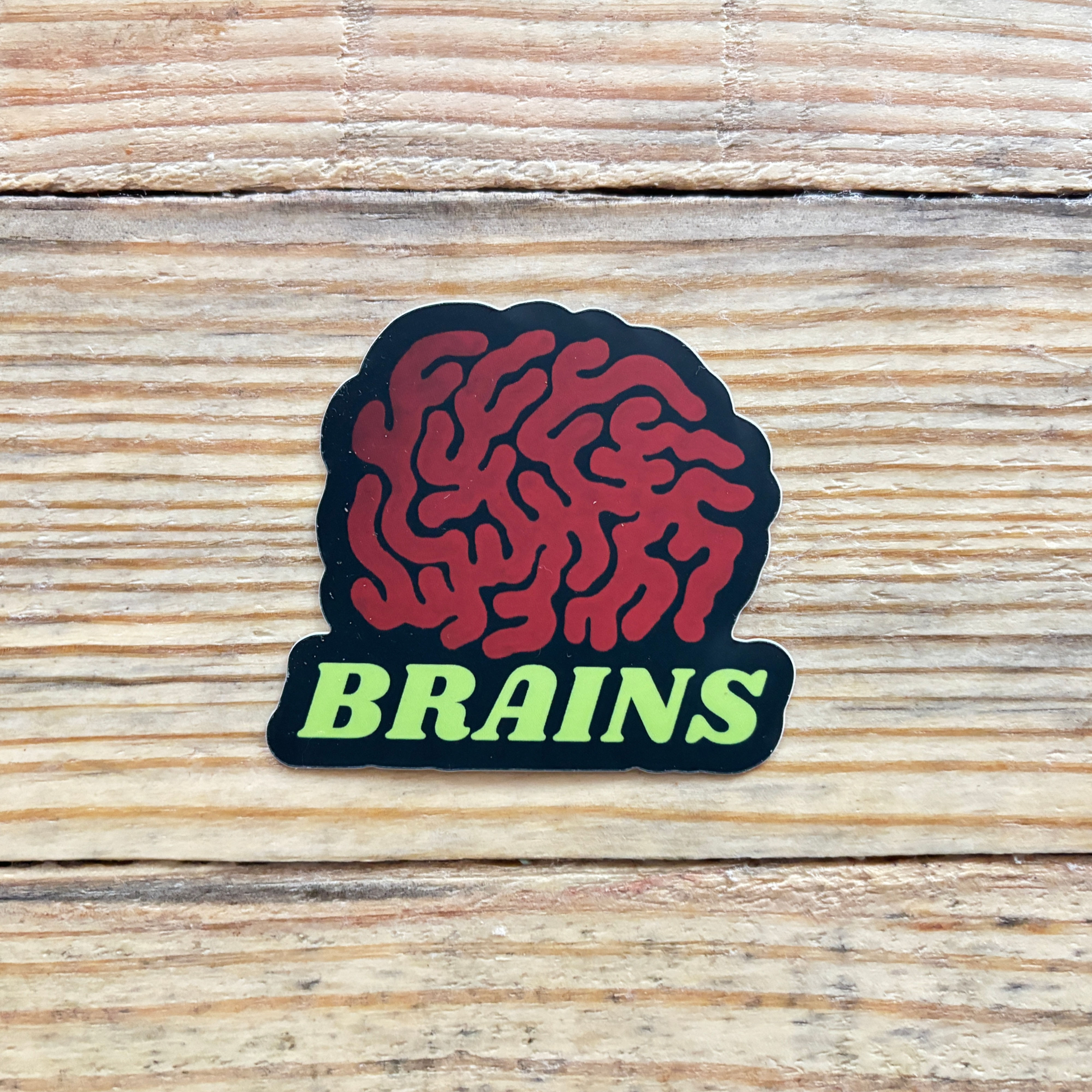 BRAINS Logo Vinyl Sticker