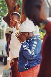 Little girl in Africa praising GOd