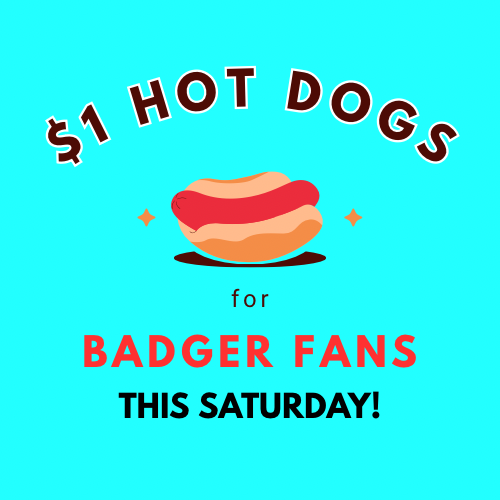 $1 Hot Dogs for Badgers!