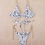 Thumbnail: Dalmatian Chain Linked Push Up Bikini