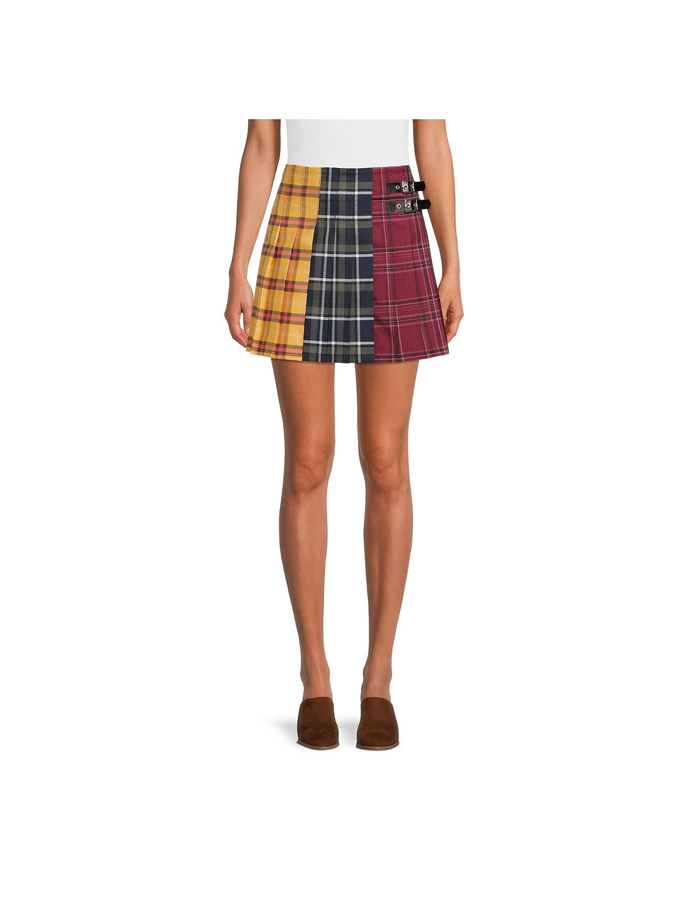 Thumbnail: Pleated 3-Pattern Skirt