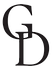 Stylized logo featuring elegant, intertwined capital letters G and D.