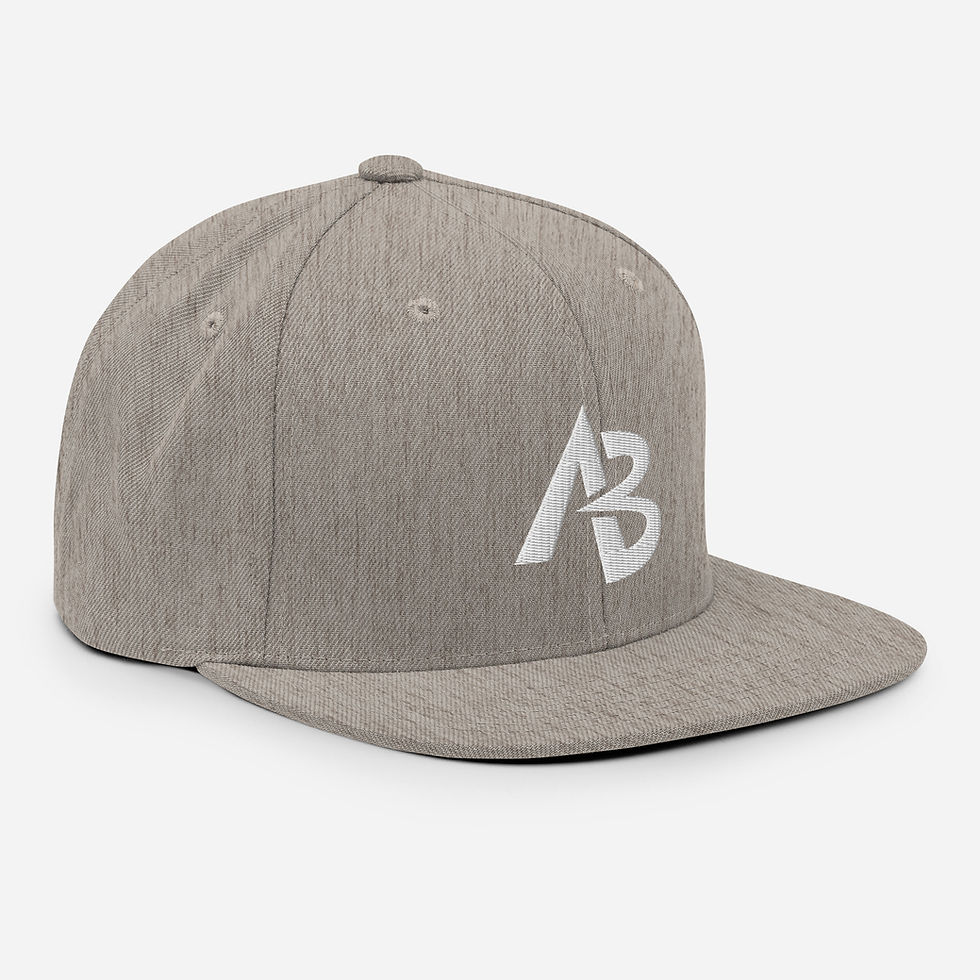 Thumbnail: Alternate Snapback Hat - White Logo