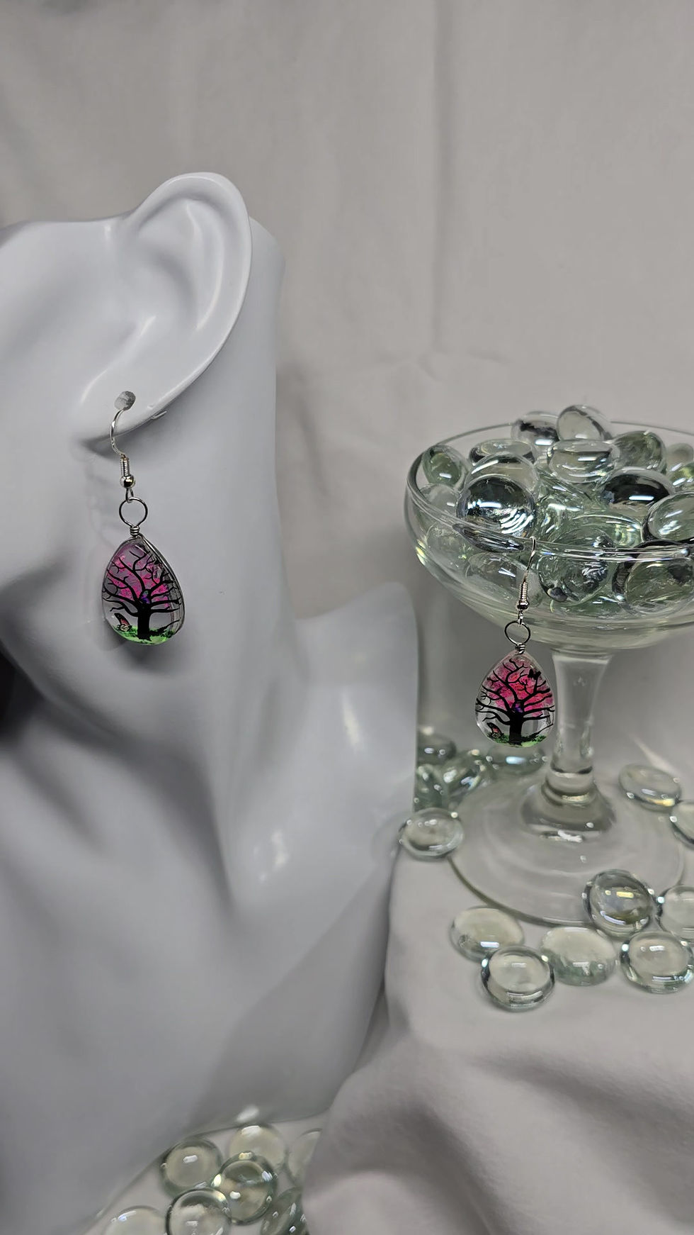 Thumbnail: Dangle Earrings - Dried Flower