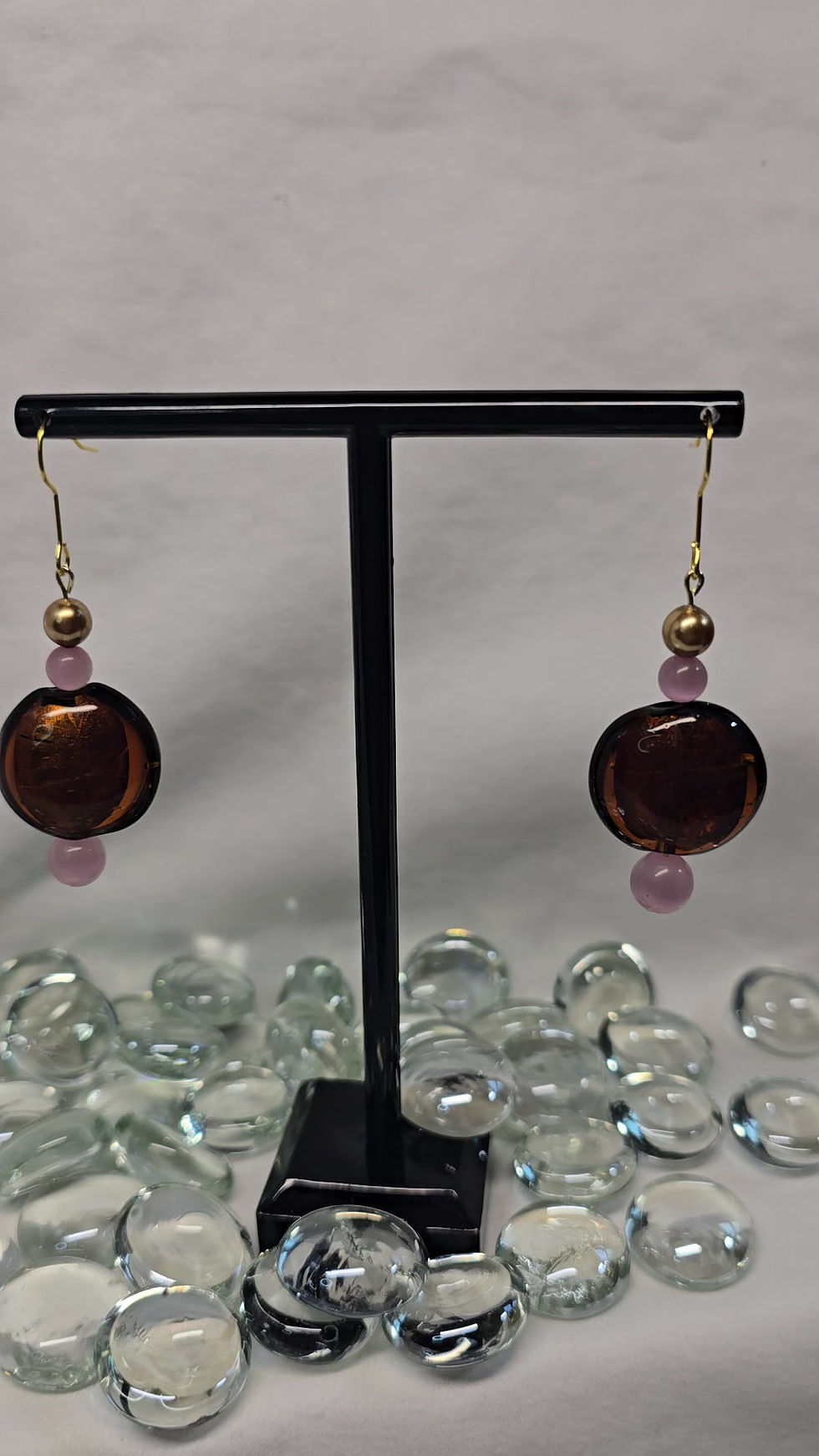 Thumbnail: Dangle Earrings - Faux Pearl
