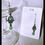Thumbnail: Dangle Earrings with Natural Stone - Hamsa (Jade, Green Aventurine)