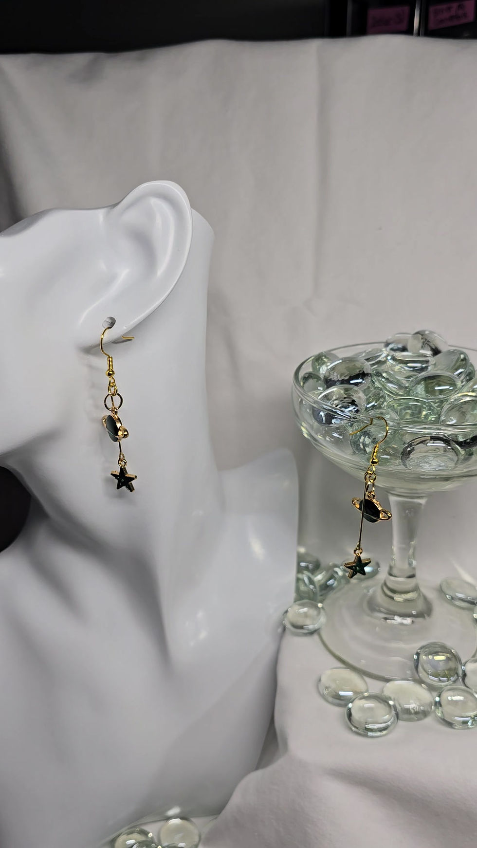 Thumbnail: Dangle Earrings - Planets & Stars