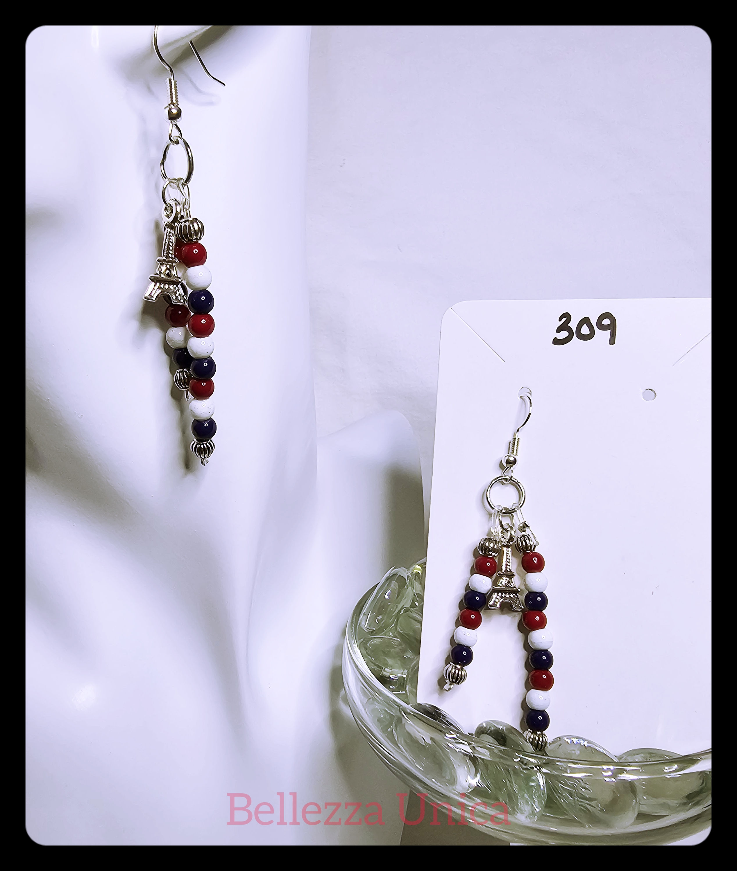 Dangle Earrings - Colors of France