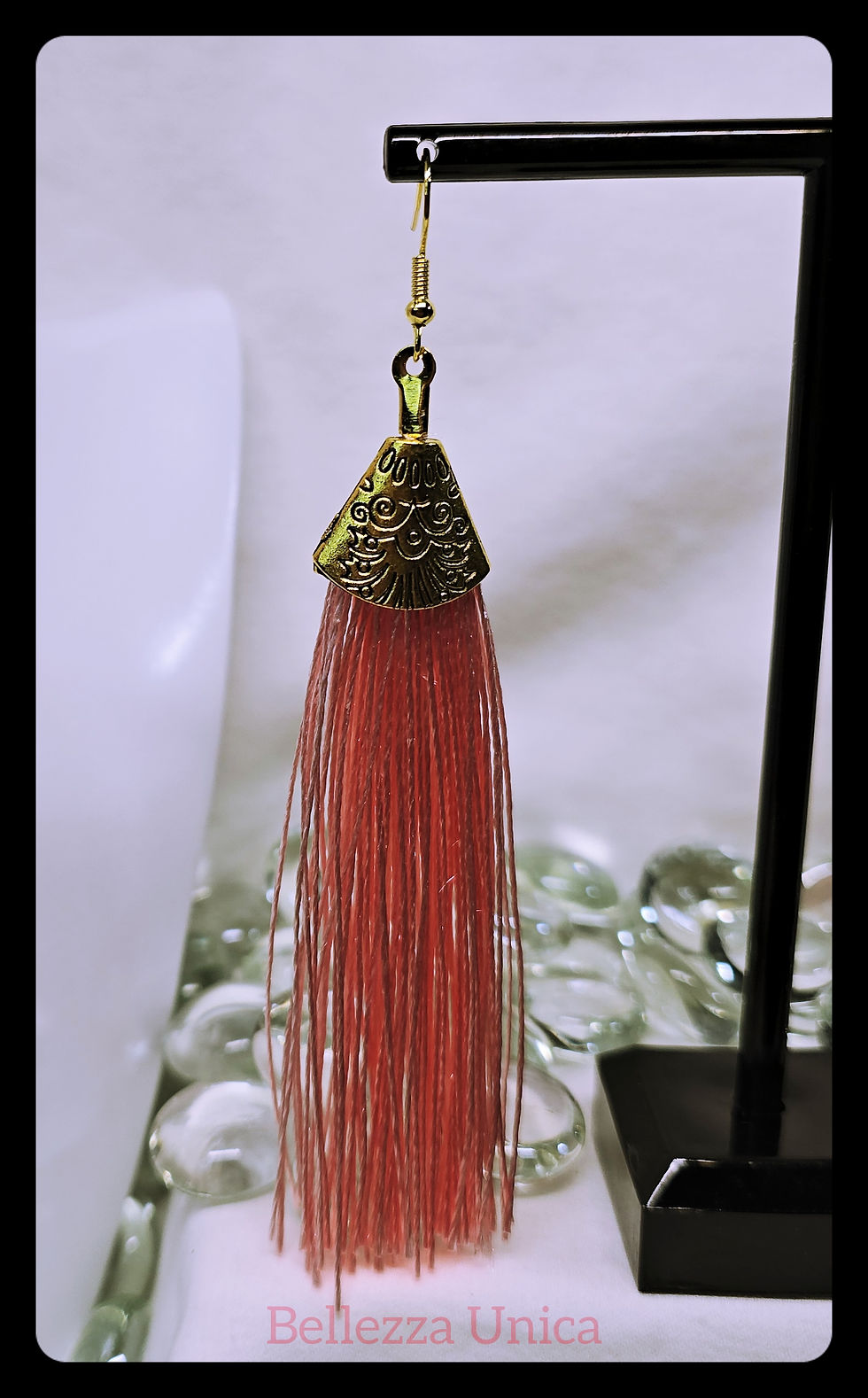 Thumbnail: Tassle Earrings: Pink