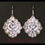 Thumbnail: Dangle Earrings -  Flat/Frosted