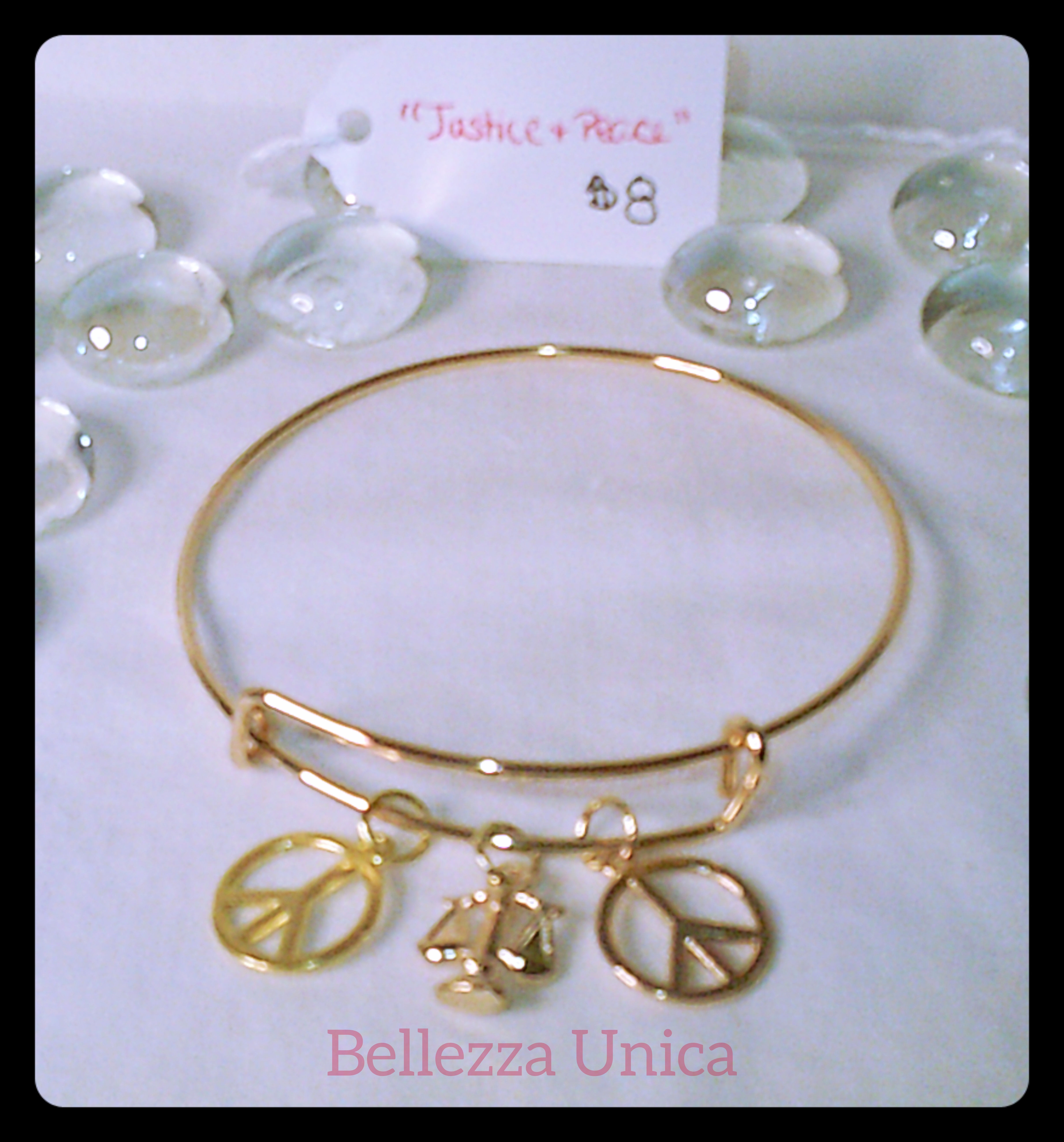 Bracelet - Bangle: Justice & Peace