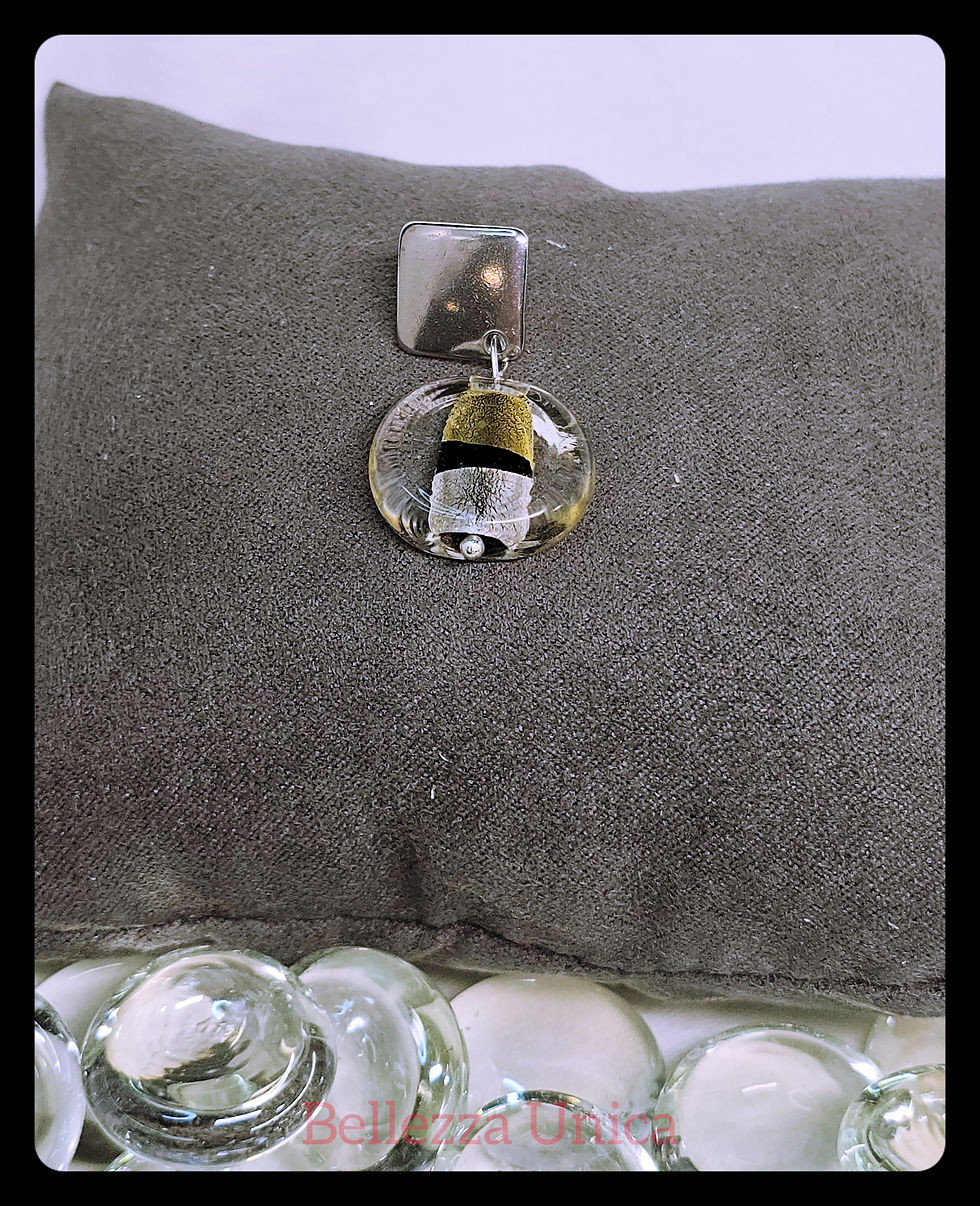Thumbnail: Stud Earrings - Abstract Glass