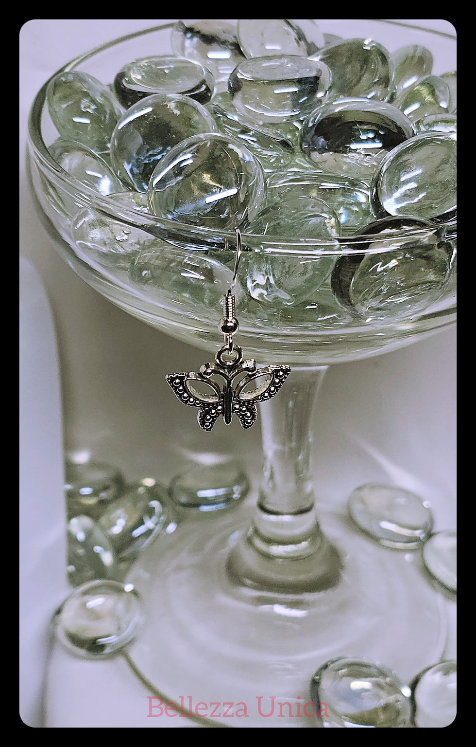 Thumbnail: Dangle Earrings with Charm - Butterfly