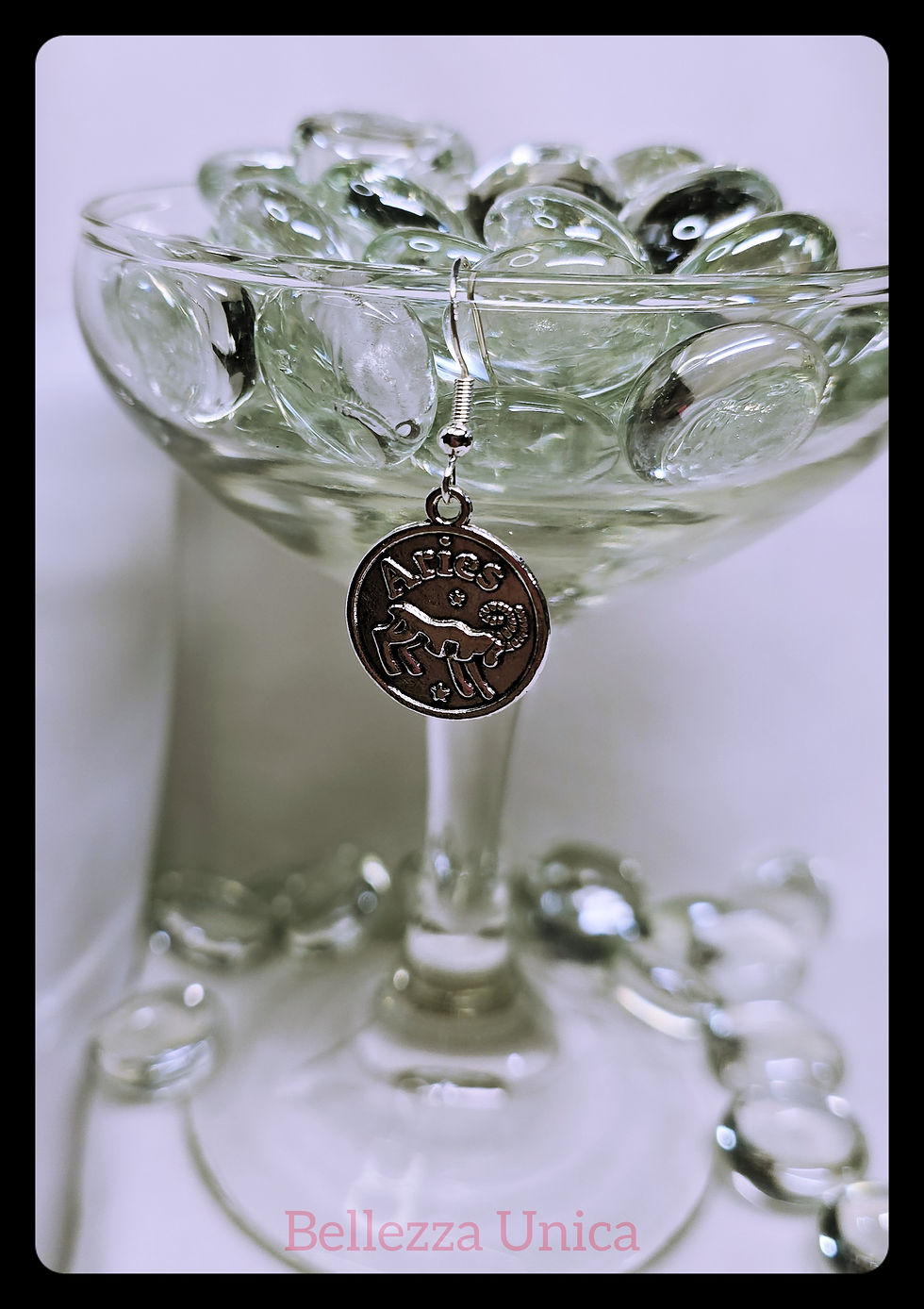 Thumbnail: Earrings & Necklace: Zodiac - Aries (Cubic Zirconia)