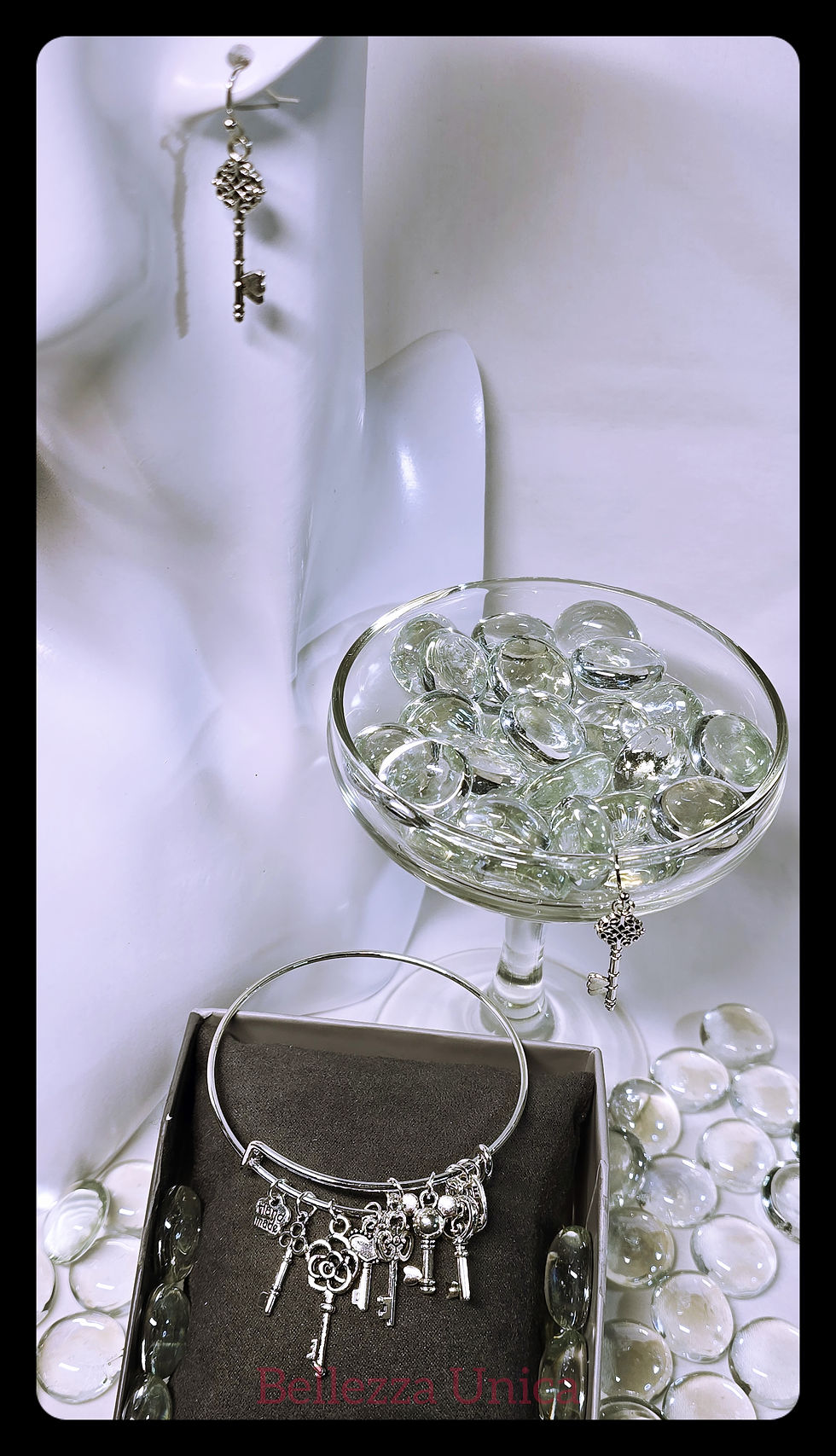 Thumbnail: Earrings & Bracelet: Keys