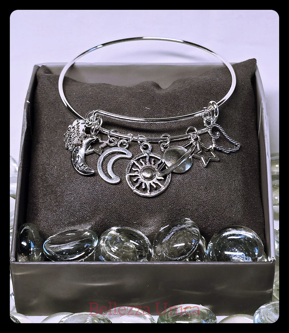 Thumbnail: Bracelet - Bangle: Sun/Moon/Stars