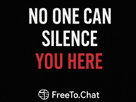 No One Can Silence You Here
