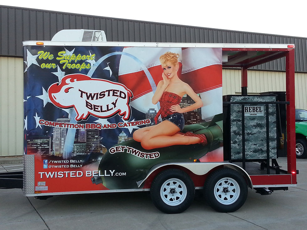 BBQ Trailer Graphics