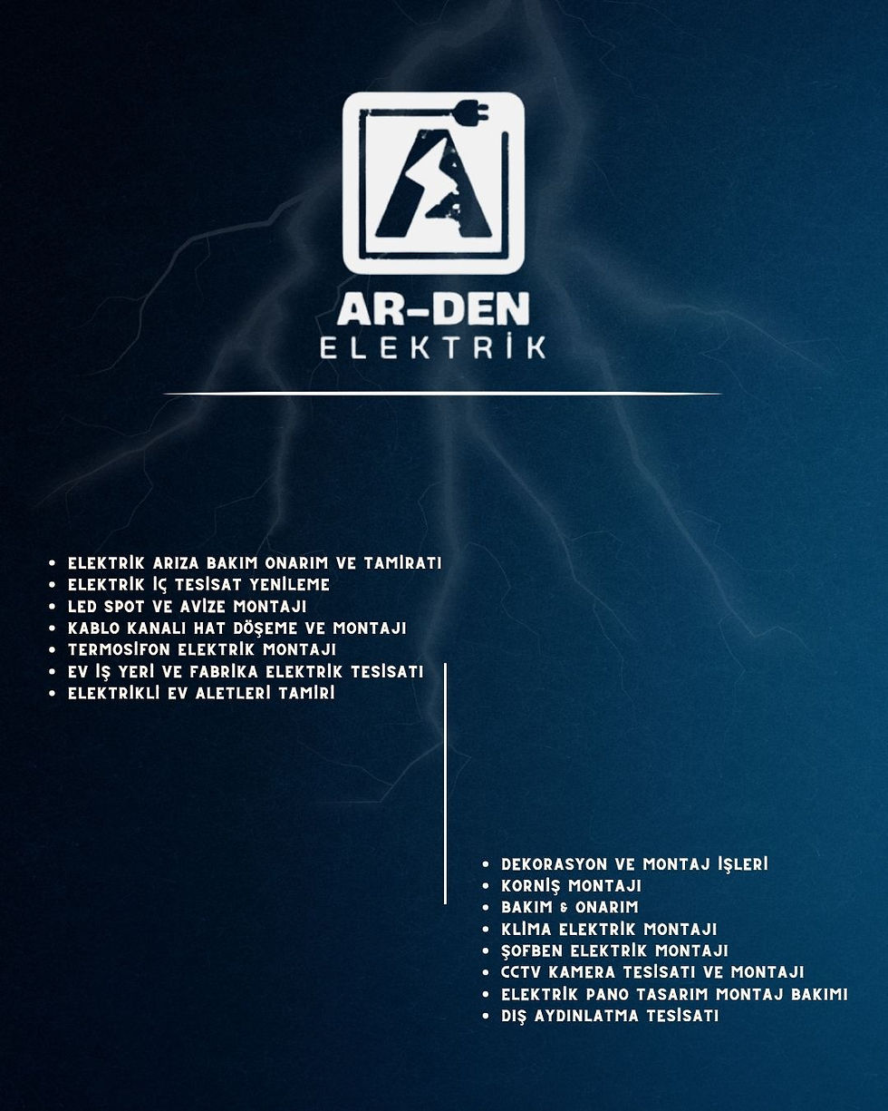 "Arden Elektrik ekibi tarafından yapılan modern LED spot ve avize montajı"