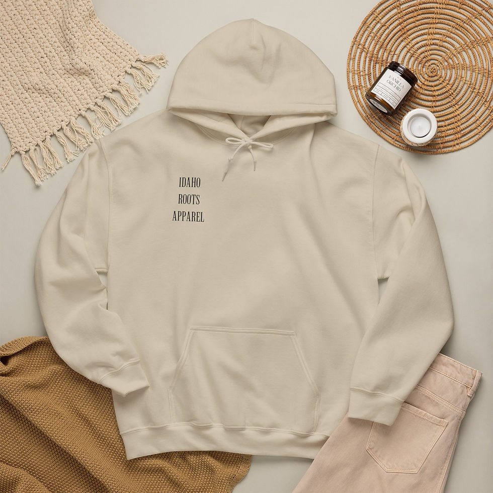 Thumbnail: Idaho Roots Apparel Hoodie — Minimalist State Pride Pullover
