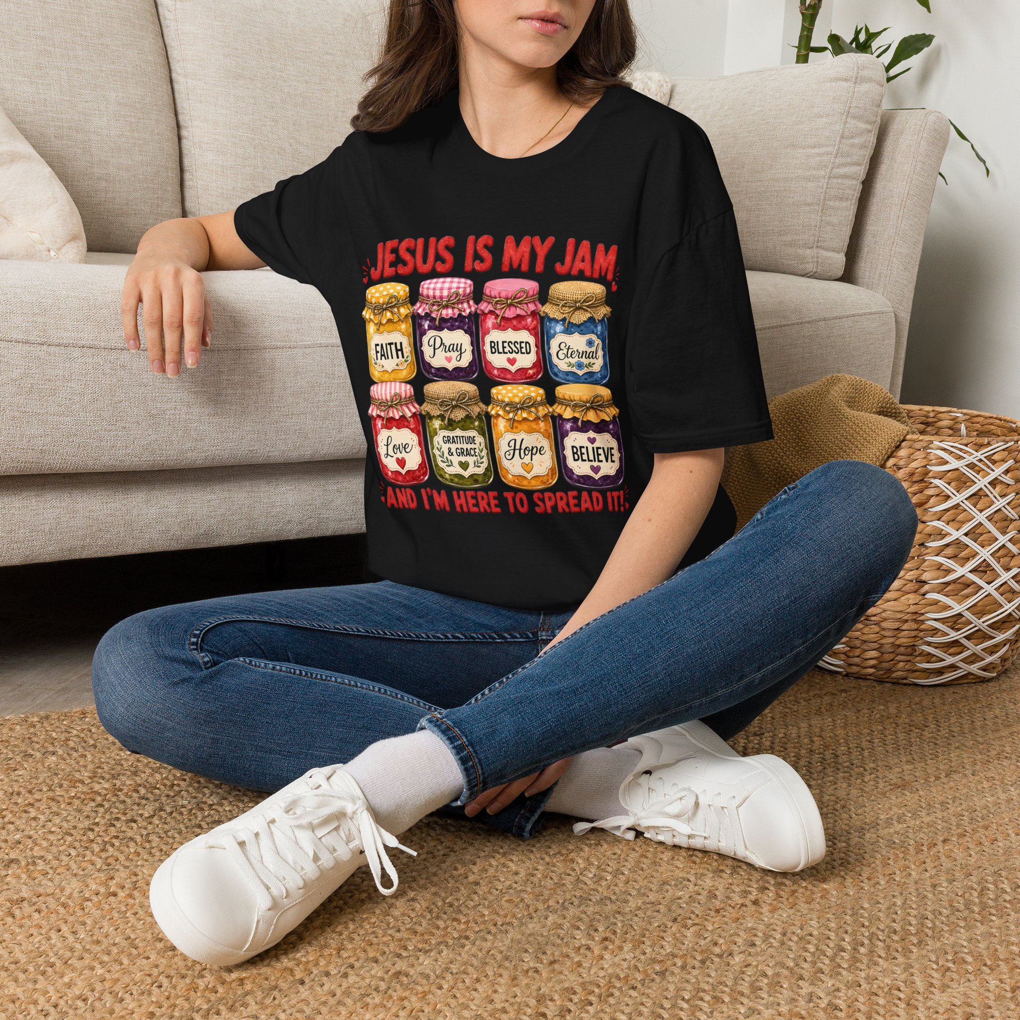 Jesus Is My Jam T-Shirt — Faith & Blessings Christian Tee