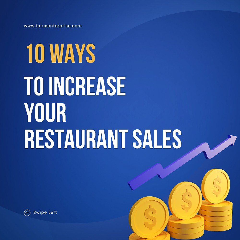 10 Ways To Increase Restaurant Sales