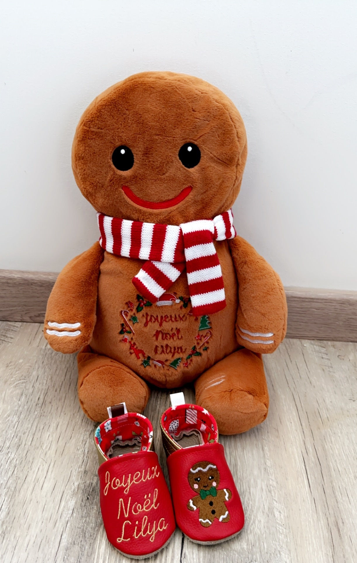 Peluche pain d'épice personnalisée