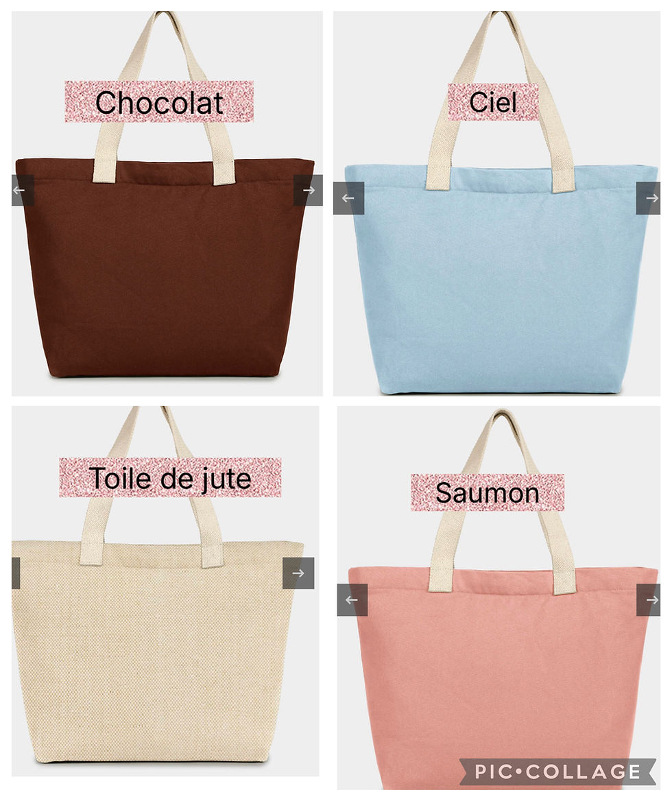 Miniature : Sac cabas personnalisé (réalisé avec mes tissus)
