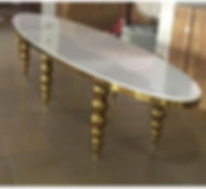 20 guest Oval Luxury Table