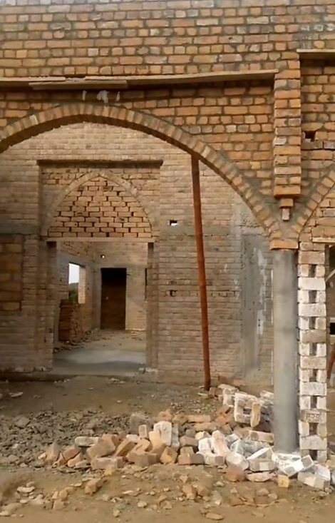 Under-construction Masjid-e-Noor by Sadia Faith Foundation