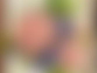 Pink and purple heavy acrylic flowers