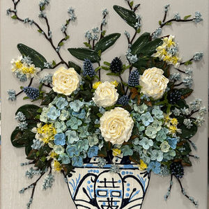 Ornamental Blooms 3D Floral Art by Adrienne