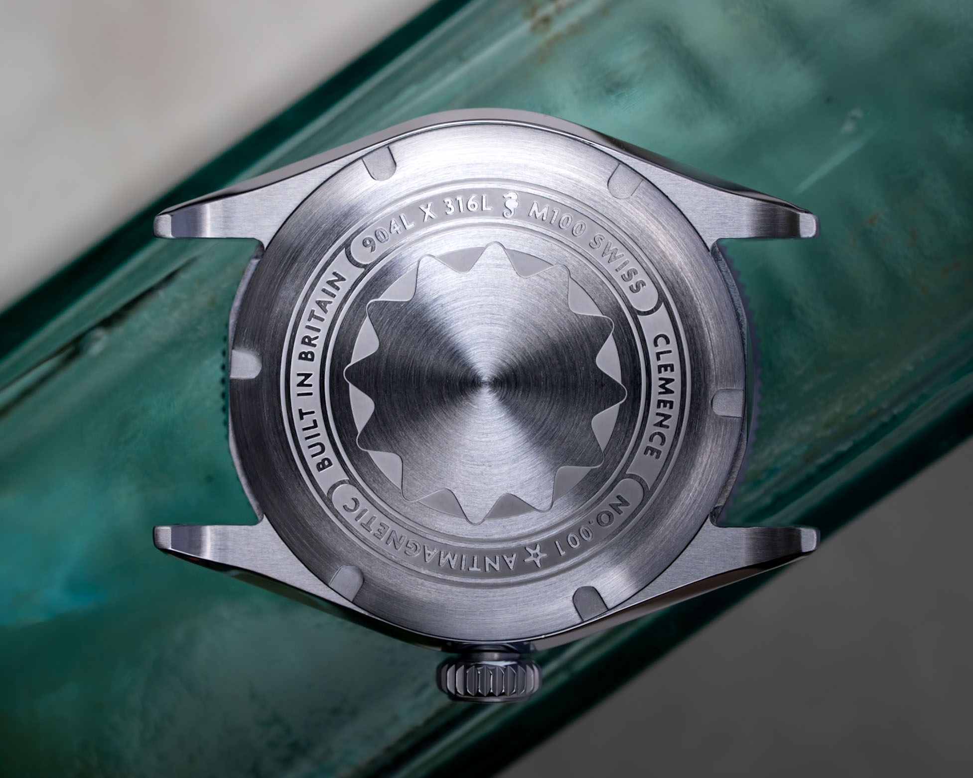 Additional Clemence Swiss Edition gallery photograph highlighting its diving-watch proportions.