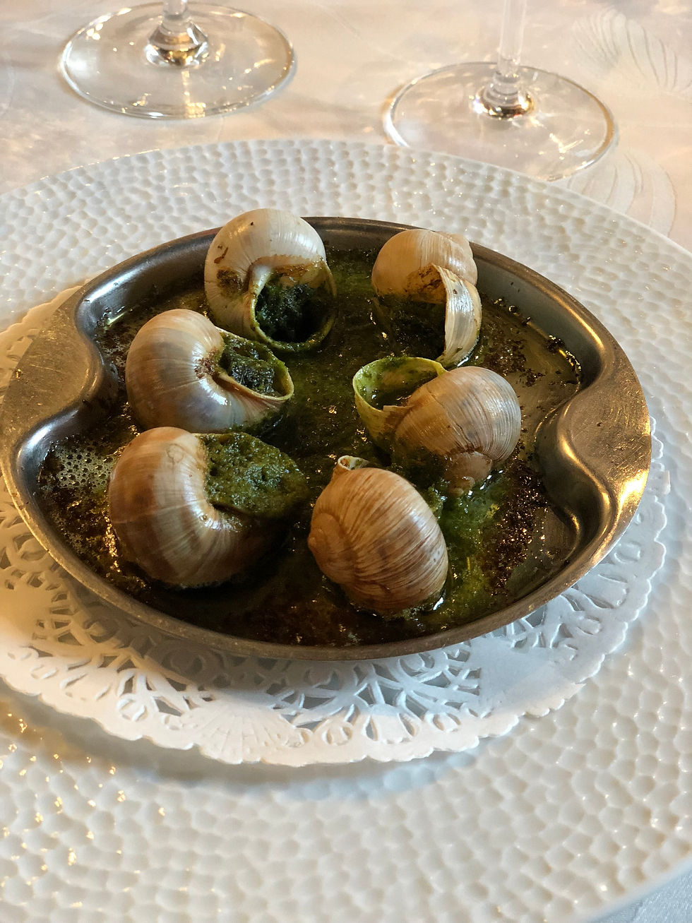 Escargots at Le Chambolle