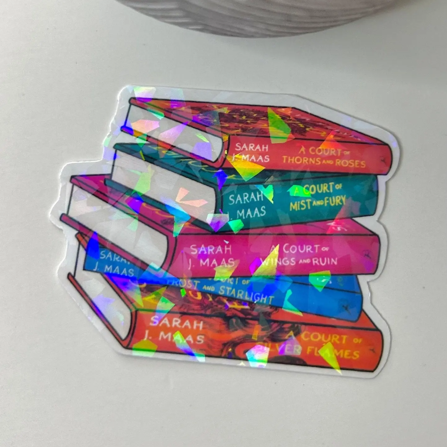 ACOTAR bookstack sticker