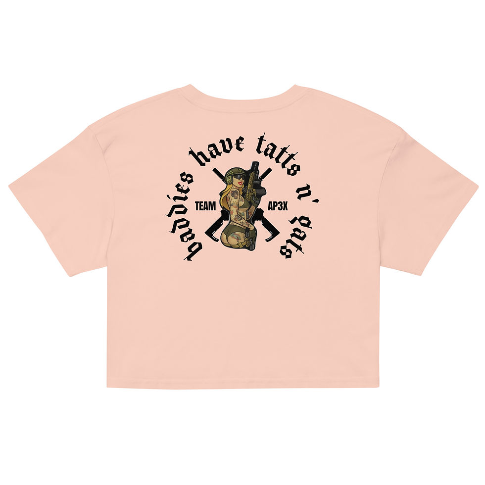 Thumbnail: Baddies Have Tatts n Gats crop top