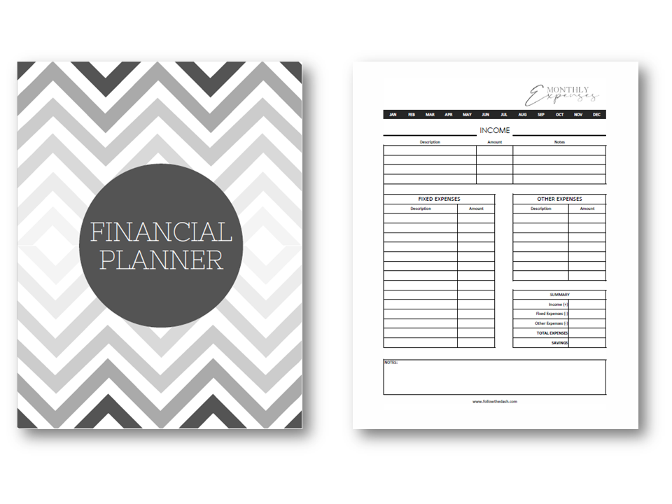 Financial Planner Bundle Free Printables