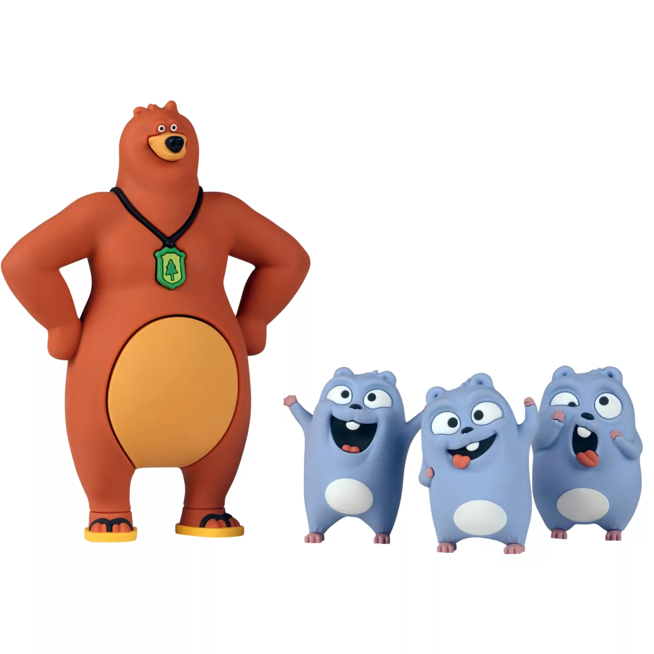 Ensemble figurines Grizzy & Les Lemmings