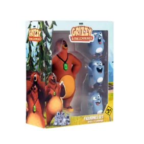 Coffret figurines Grizzy & Les Lemmings
