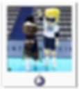 Mascottes "Ice & Spike" du Paris Volley
