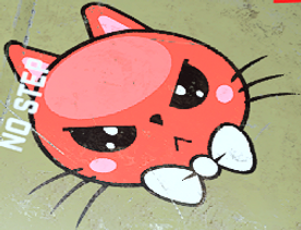 Angry Kitty Vehicle Emblem