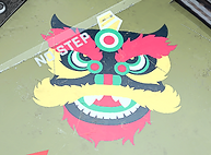 Spring Festival Lion 2024 Vehicle Emblem
